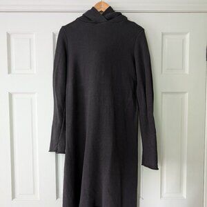 Veronique Miljkpvich hooded blue sweater dress L